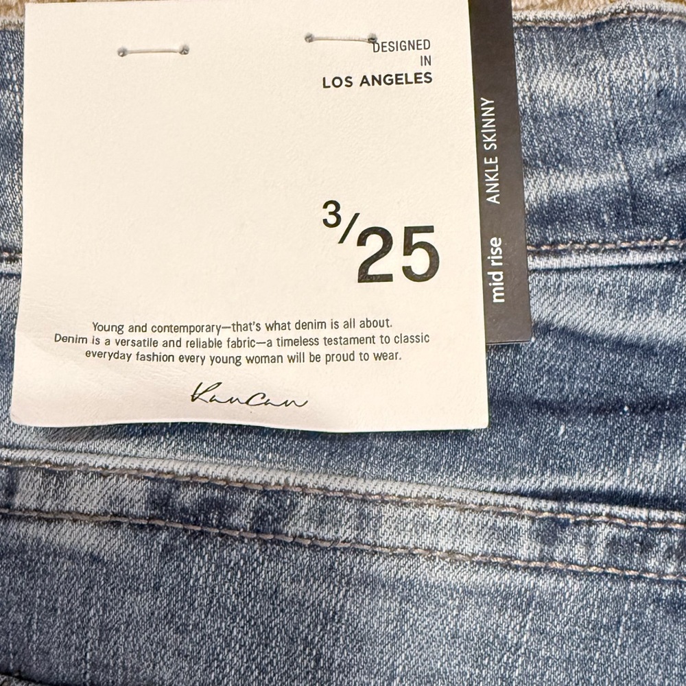 KanCan Mid Rise Ankle Skinny Jean 3/25 - Picture 2 of 3